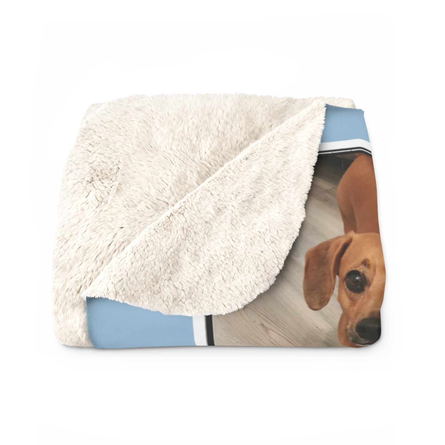50x60" Personalized Wiener Crew Sherpa Fleece Blanket