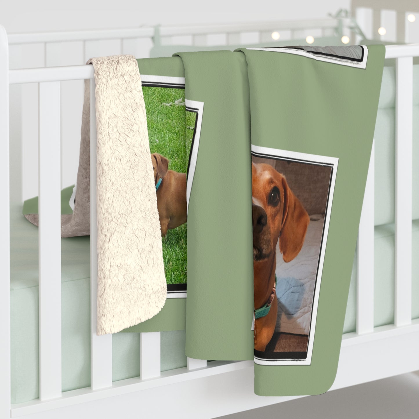 50x60" Personalized Wiener Crew Sherpa Fleece Blanket