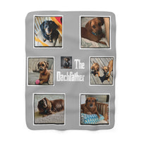 50x60" Personalized "The Dachfather" Sherpa Fleece Blanket