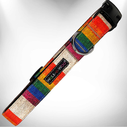 Walk-e-Woo rainbow dog collar