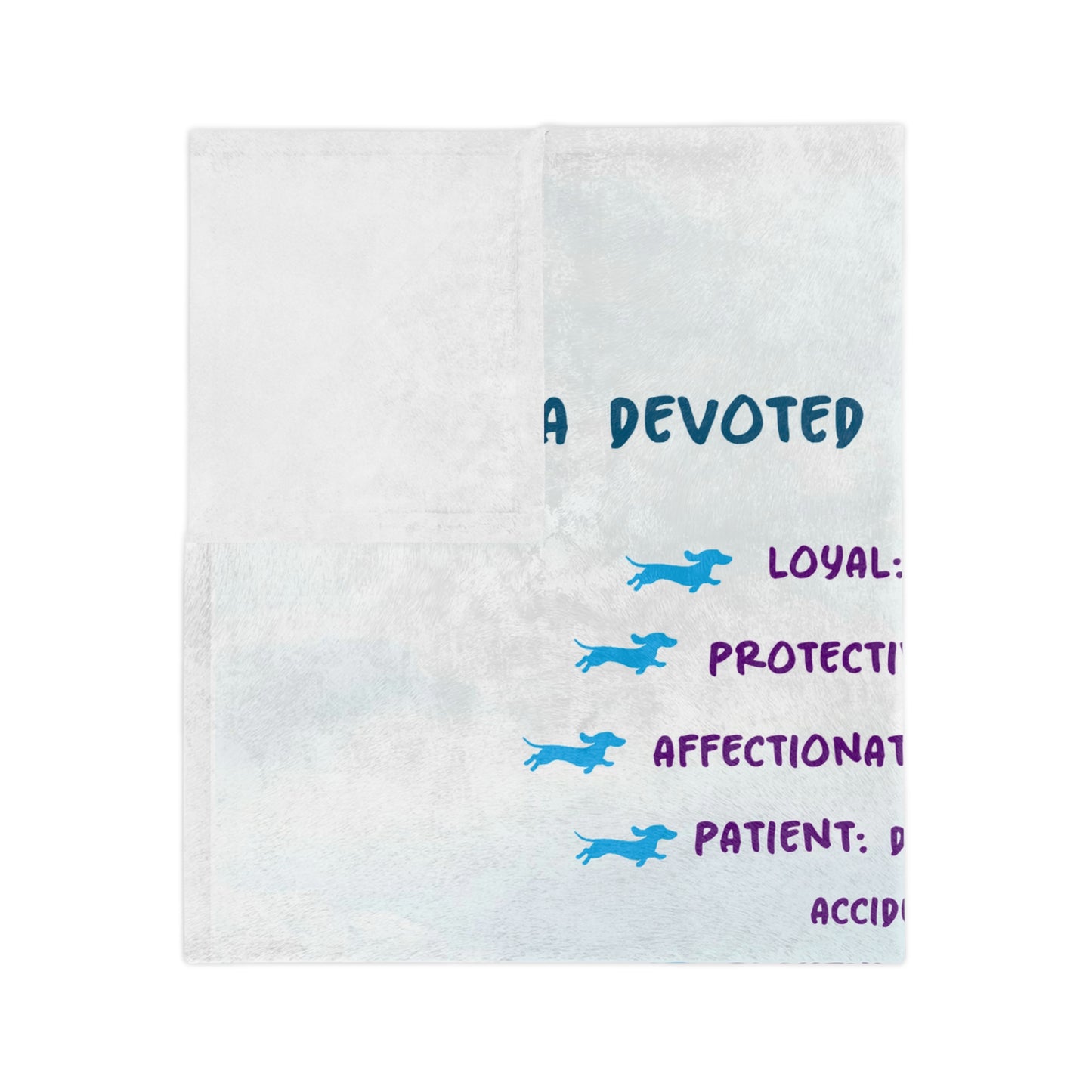devoted dachshund mom throw blanket
