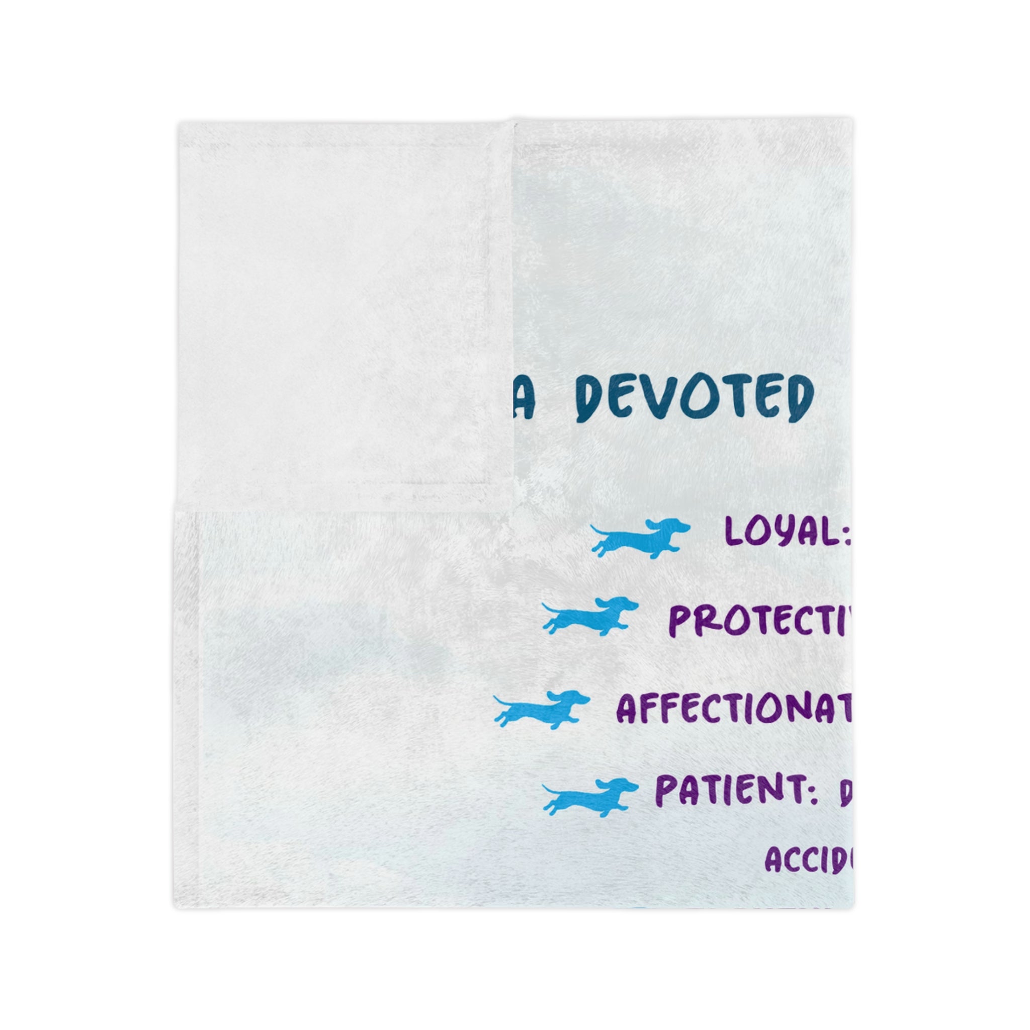 devoted dachshund mom throw blanket