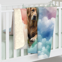 Personalized  "Forever in my heart" Memorial Sherpa Fleece Blanket