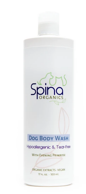 Spina organics hypoallergenic  tear free dog body wash
