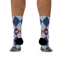 Eco-Friendly Argyle Dachshund Socks