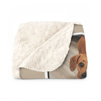 50x60" Personalized Wiener Crew Sherpa Fleece Blanket