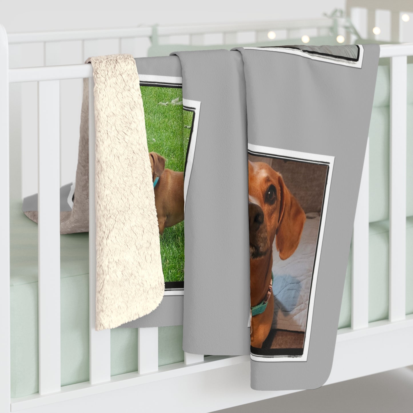 50x60" Personalized Wiener Crew Sherpa Fleece Blanket