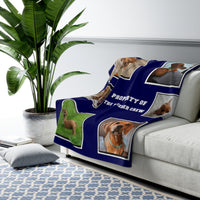 50x60" Personalized Wiener Crew Sherpa Fleece Blanket