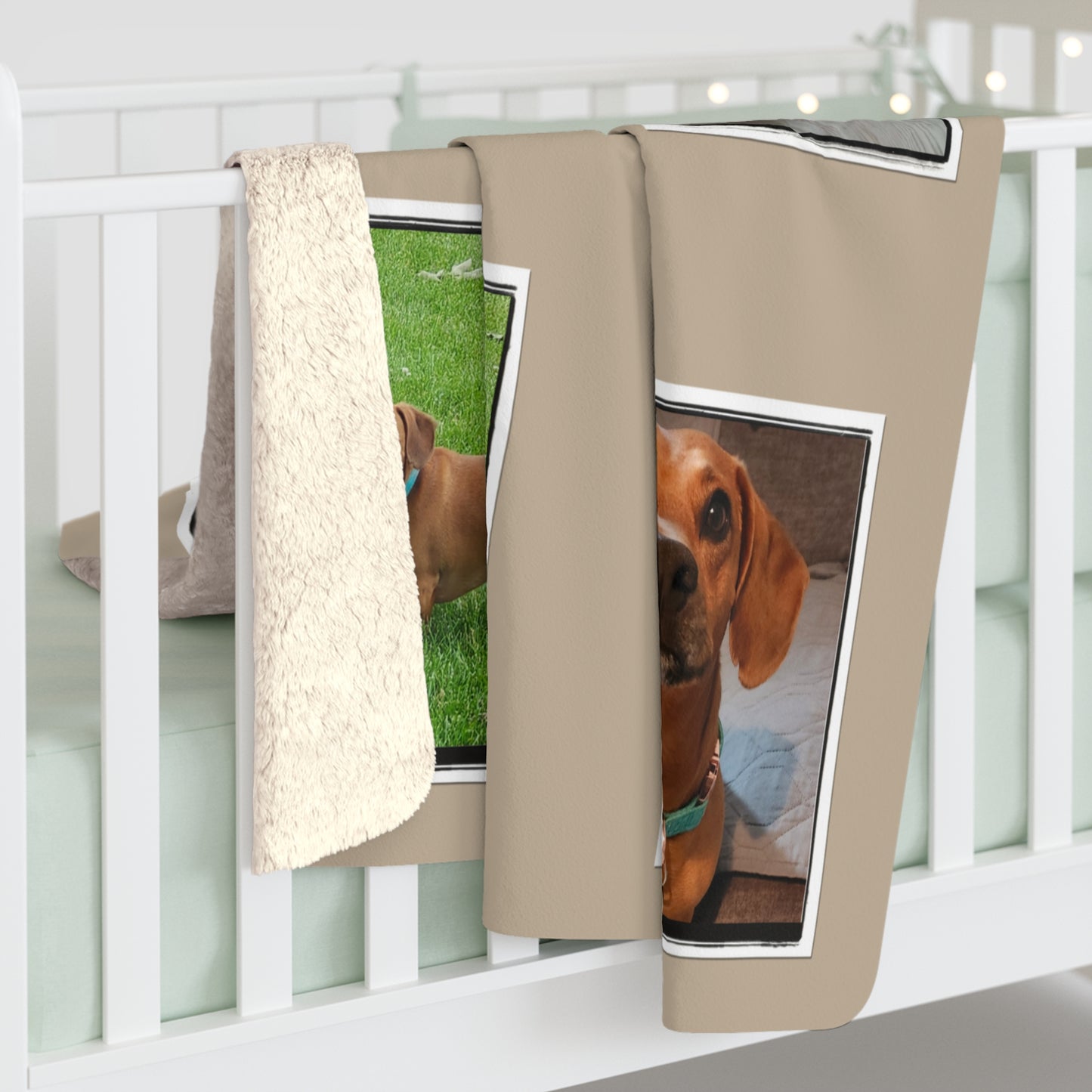 50x60" Personalized Wiener Crew Sherpa Fleece Blanket