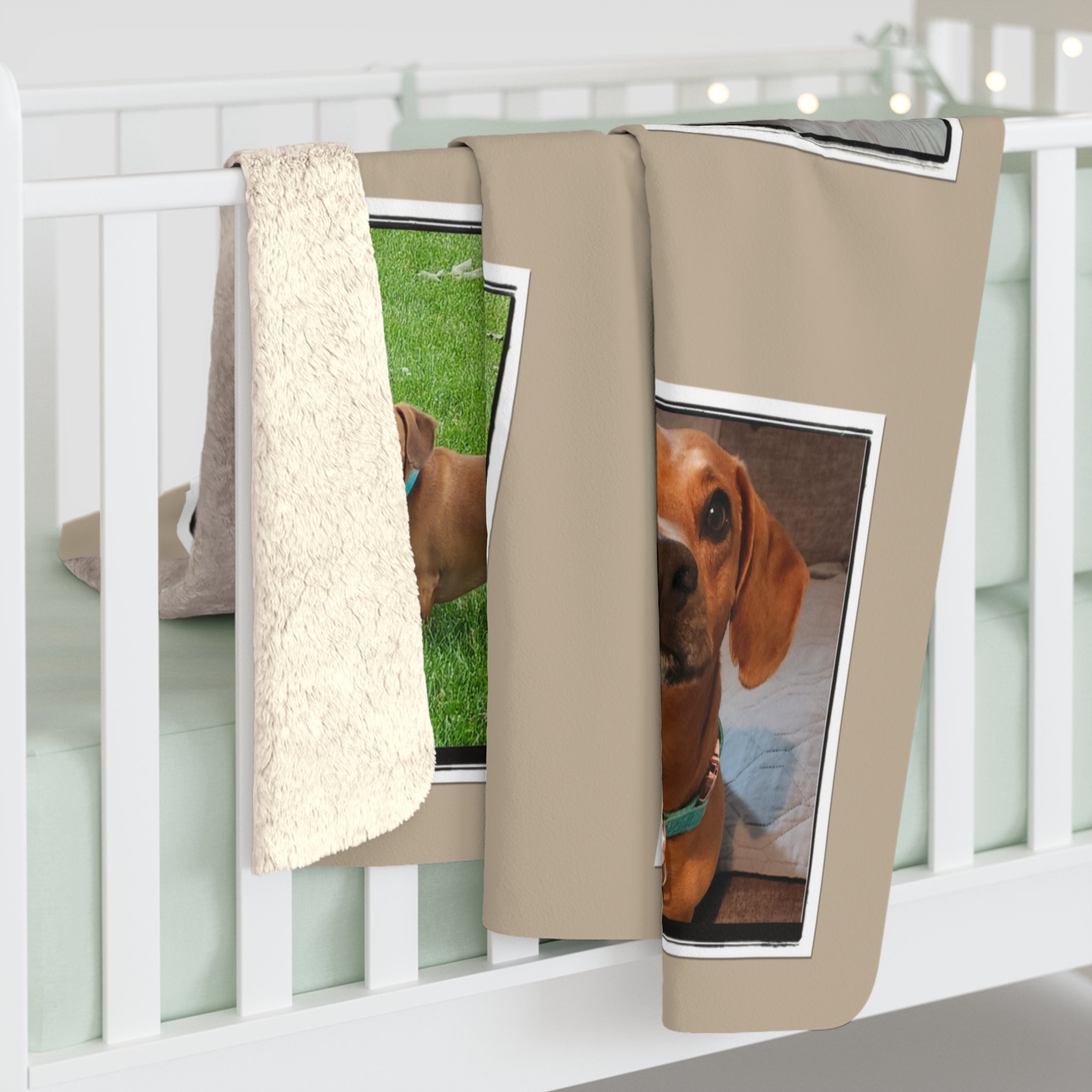 50x60" Personalized Wiener Crew Sherpa Fleece Blanket