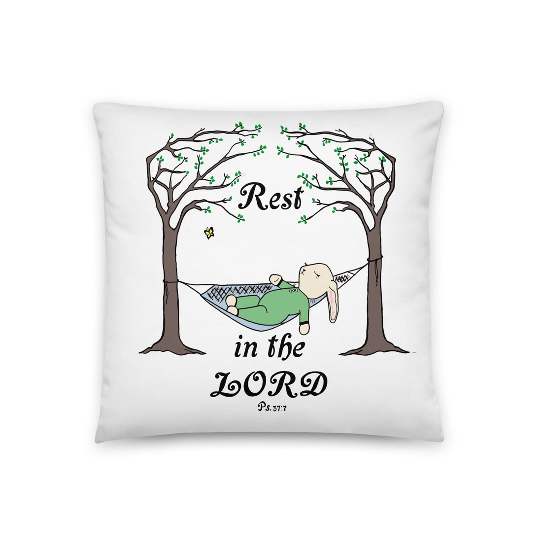 Hand Drawn Calligraphy Decorative Pillow - Home Decor Accessories