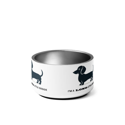 Stainless Steel Dachshund Food Bowl - Pet Accessories Online