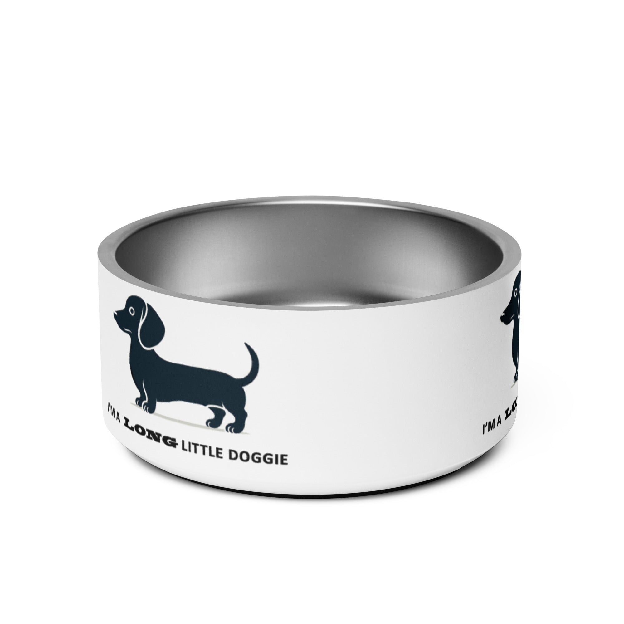 32 Oz Stainless Steel Pet Bowl with Cute Dachshund Design Online
