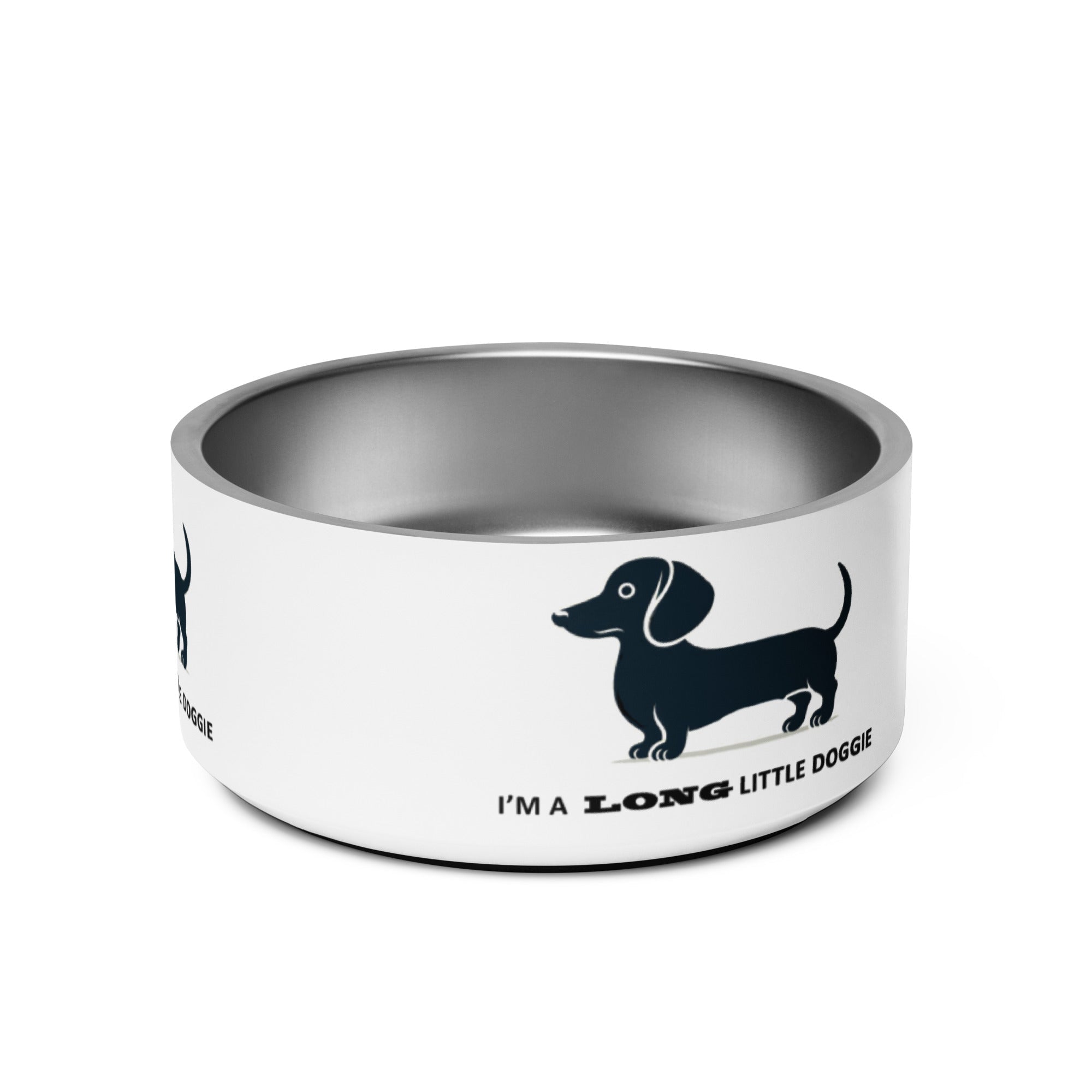 32 Oz Stainless Steel Pet Bowl with Cute Dachshund Design Online