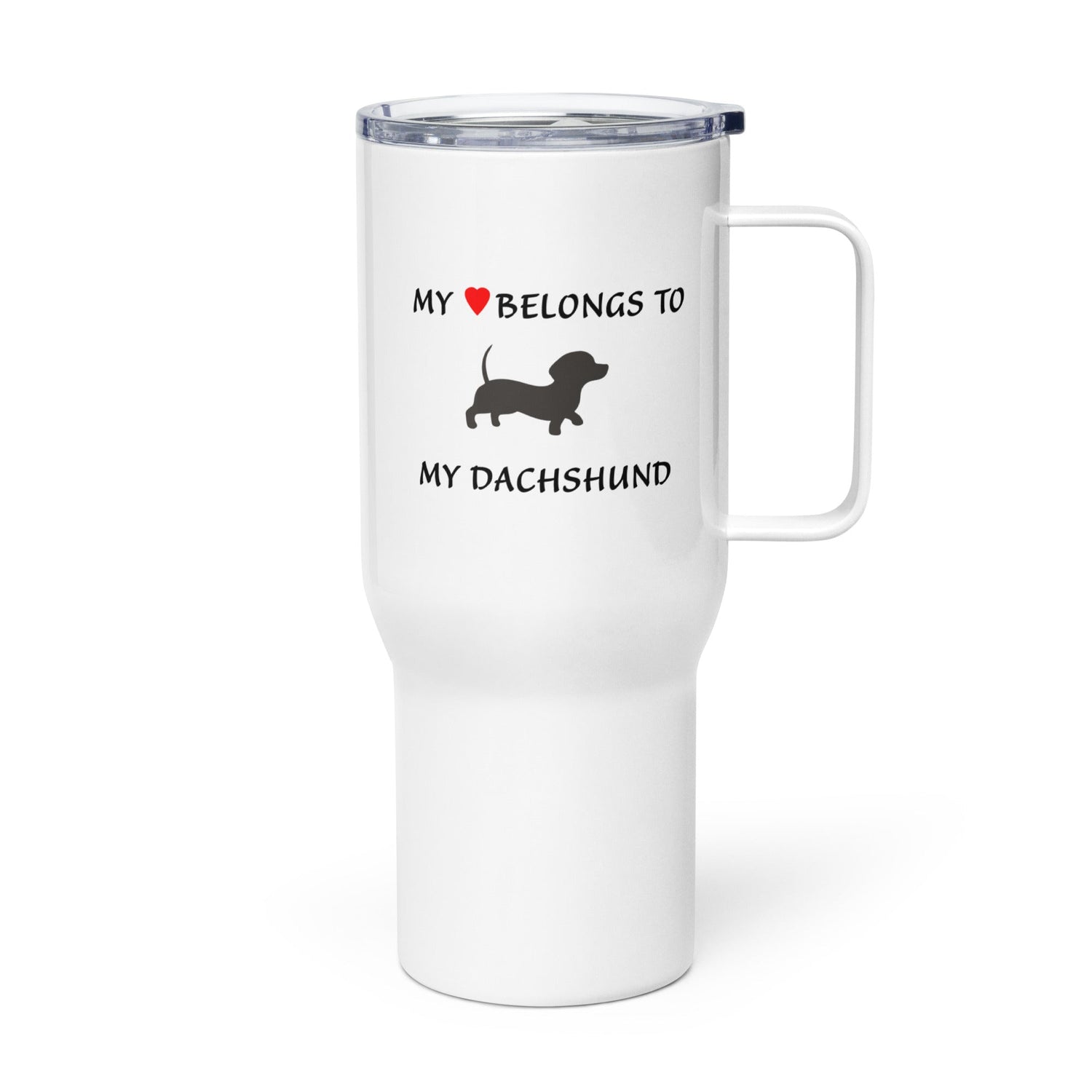 25 Oz Dog Lovers Travel Mug with Handle And Lid Online