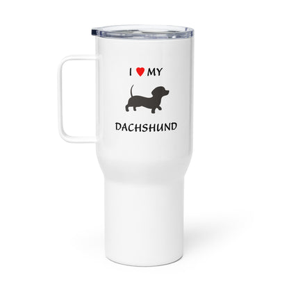 I ♥ my Dachshund Travel Mug - Stainless Steel Mug Online