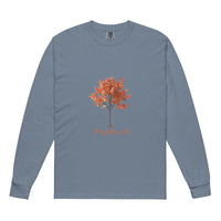 Light Blue long-sleeve shirt with a tree graphic and"It's fall, y'all"