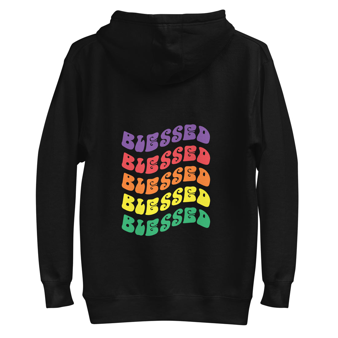 Vintage-Inspired Blessed Unisex Hoodie - Hooded Sweatshirt 2024