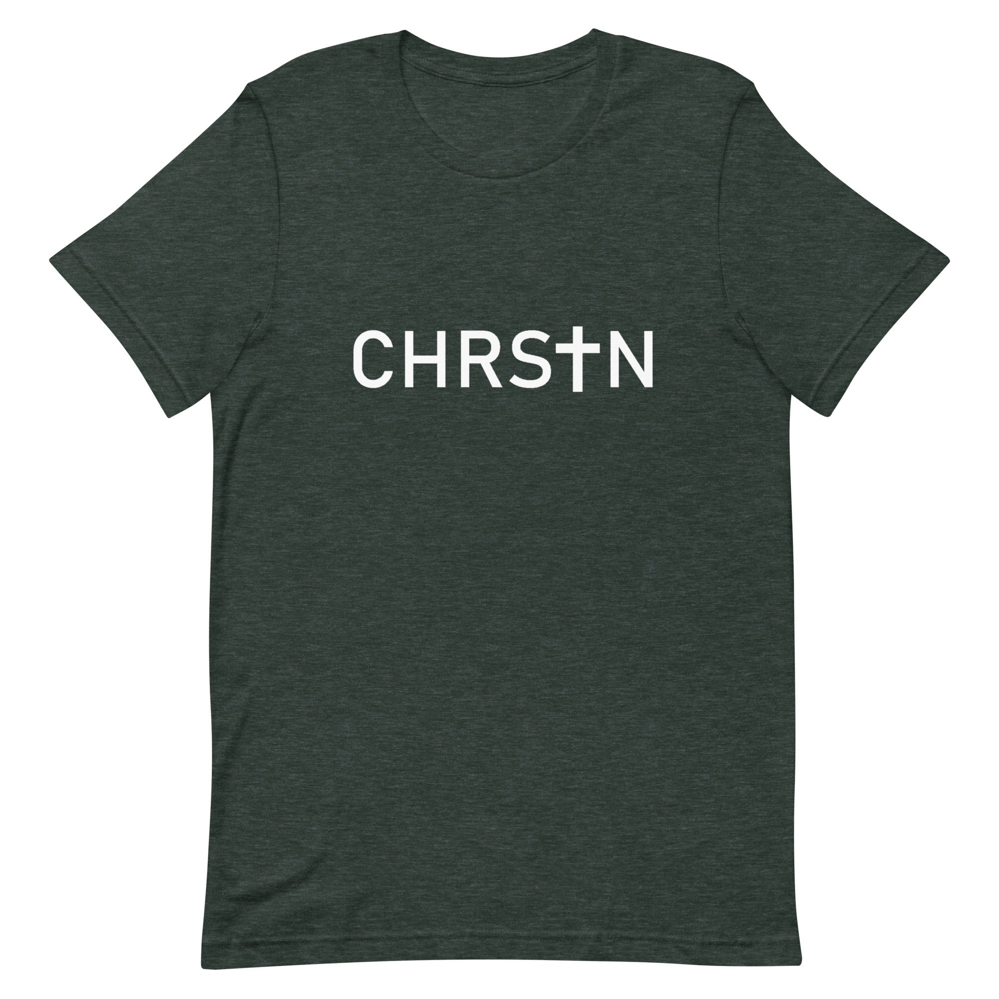 Unisex CHRS✝N Printed T Shirt - Summer Short Sleeves Top 2024