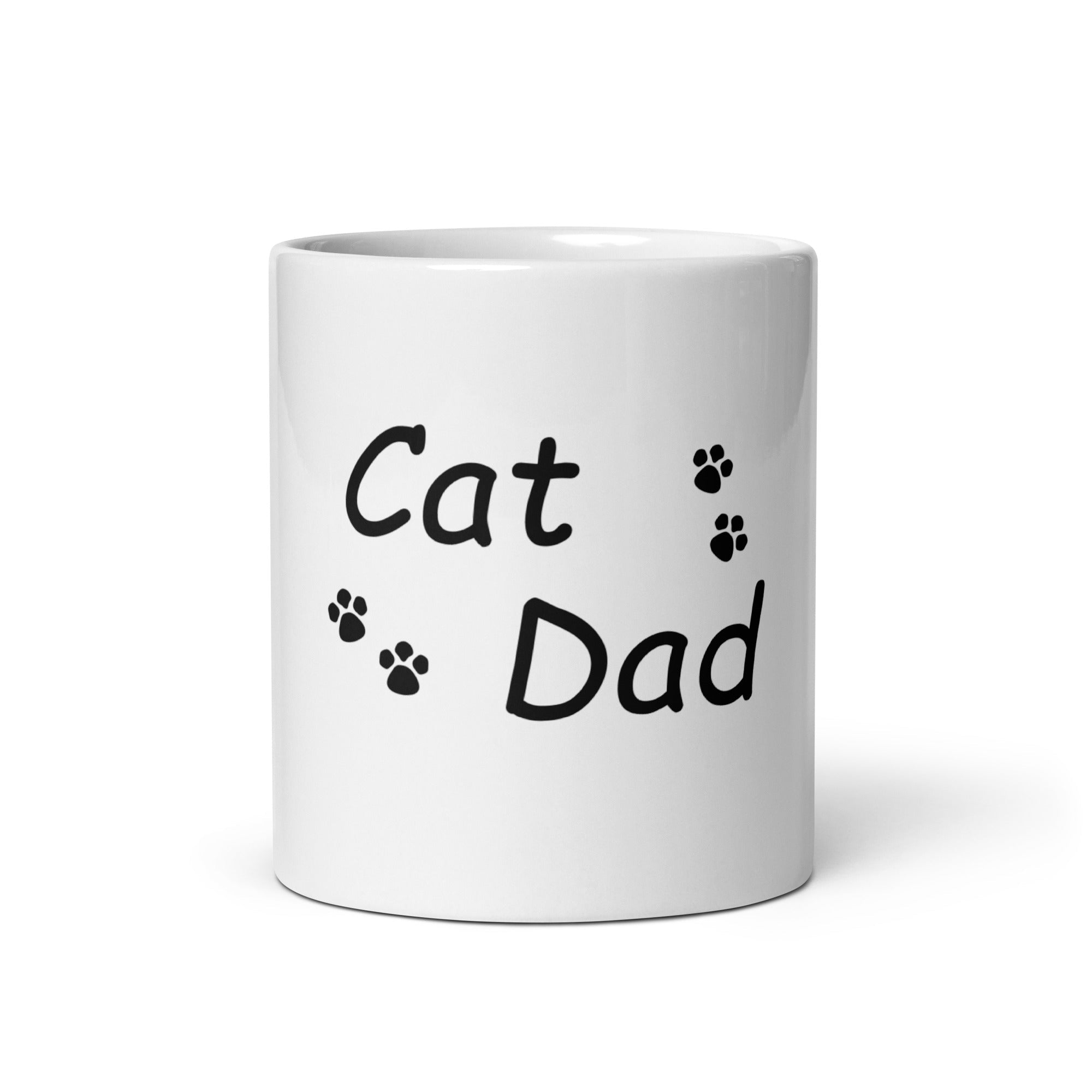 Cat Dad Printed Coffee Mug - Cat Lovers White Ceramic Mug 2024