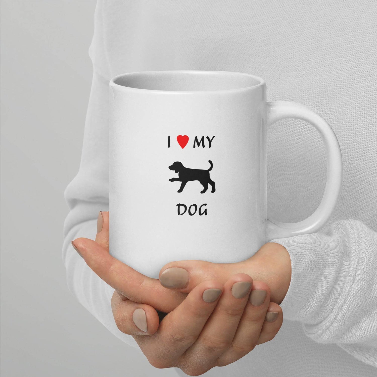 I  ♥ my Dog White Ceramic Dog Lovers Cup Online